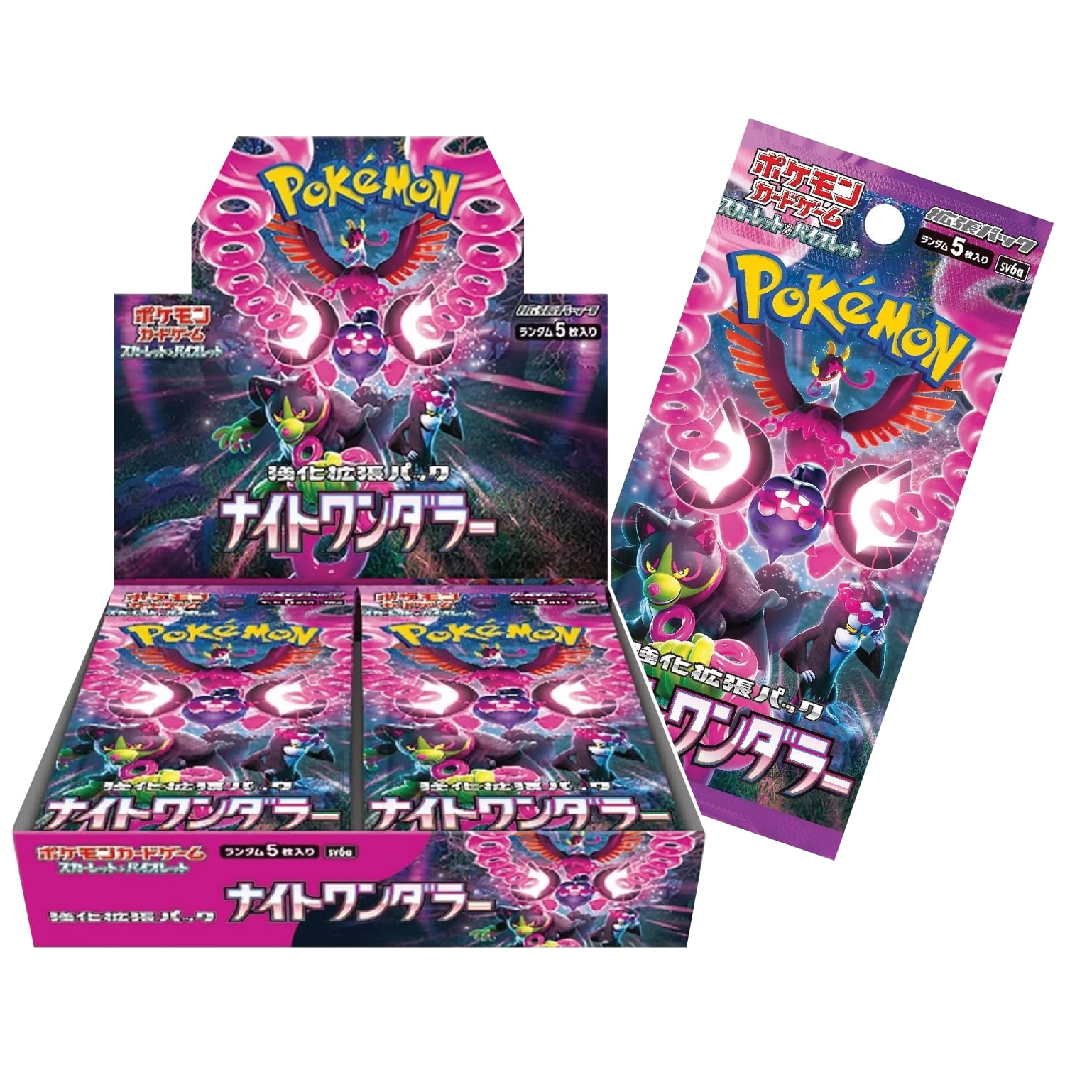 Night Wanderer Pokemon Scarlet & Violet TCG Japanese Sealed Booster Box