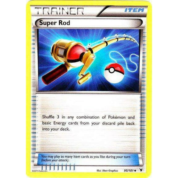Pokemon Noble Victories Uncommon Super Rod #95