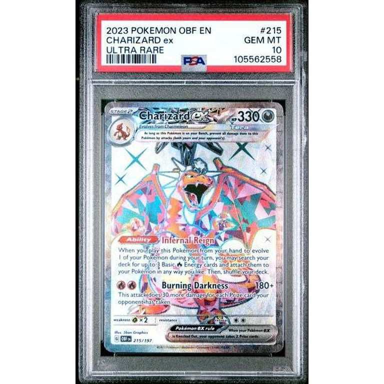 Pokemon Obsidian Flames Charizard ex (PSA 10) - Walmart.com