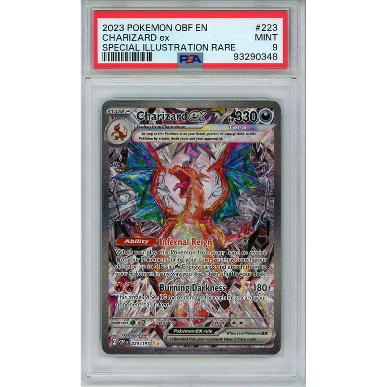 Pokemon Obsidian Flames Illustration Rare Charizard ex (PSA Pokemon Obsidian Flames Illustration Rare Charizard ex (PSA