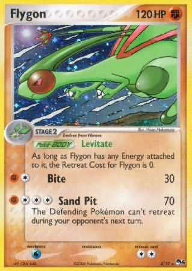 Pokemon Organized Play Series 4 Holo Rare Flygon #3 - Walmart.com