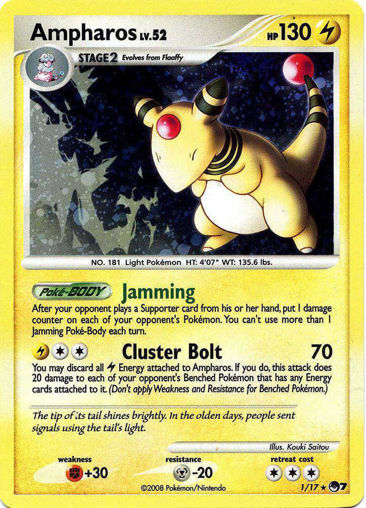 Pokemon Organized Play Series 7 Holo Rare Rare Holo Ampharos #1 - Walmart.com Pokemon Organized Play Series 7 Holo Rare Rare Holo Ampharos #1 - Walmart.com