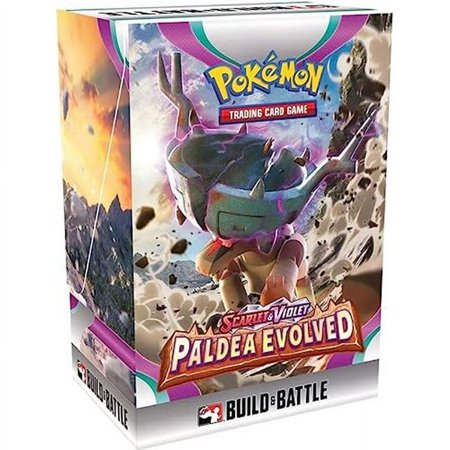 Pokemon PKU86371 Scarlet & Violet 2 Paleda Evolved Build & Battle Display Box