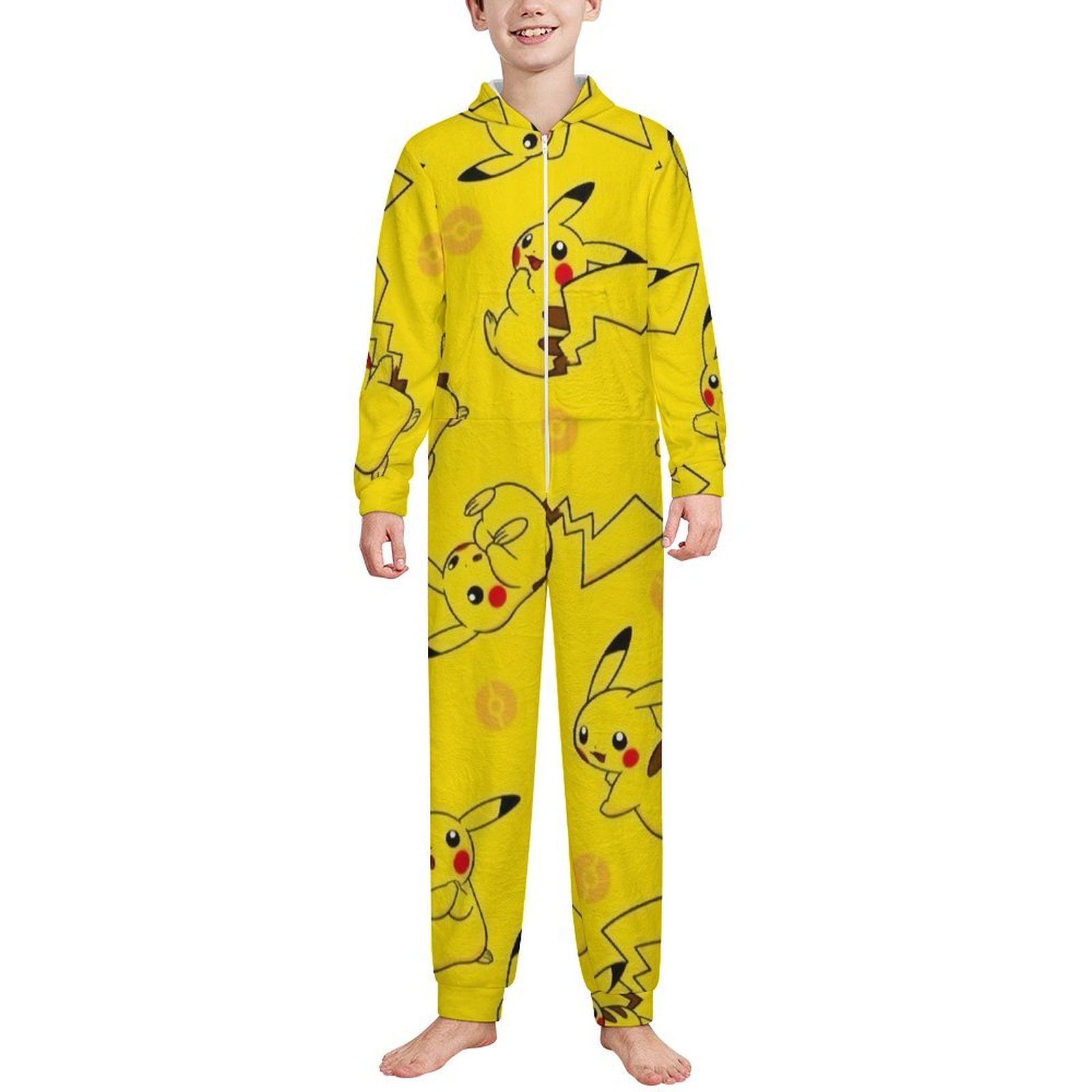 Halloween Pajamas Kids Pikachu One Piece Pajamas For Kids & Teens