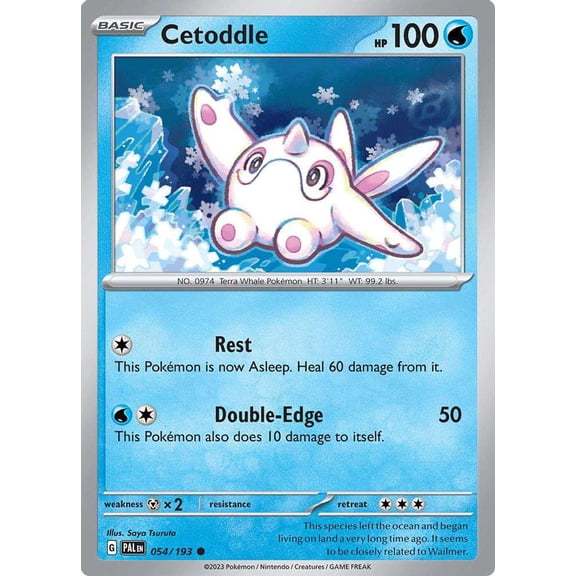Pokemon Paldea Evolved Common Cetoddle #54