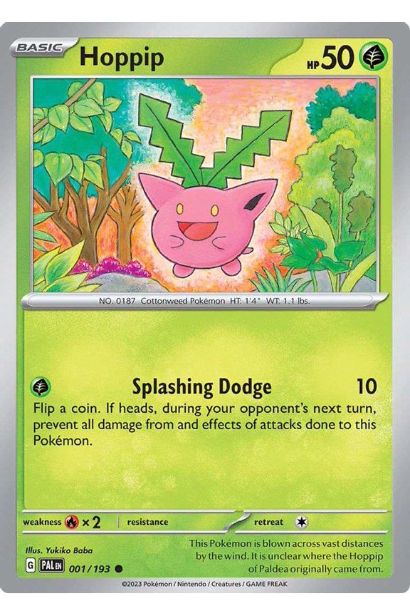 Pokemon Paldea Evolved Common Hoppip #1
