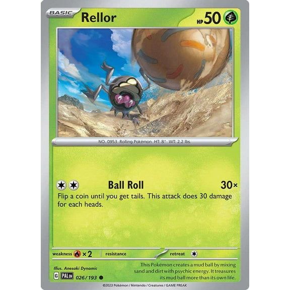 Pokemon Paldea Evolved Common Rellor #26