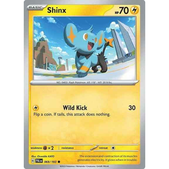 Pokemon Paldea Evolved Common Shinx #69