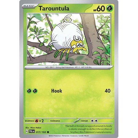 Pokemon Paldea Evolved Common Tarountula #17