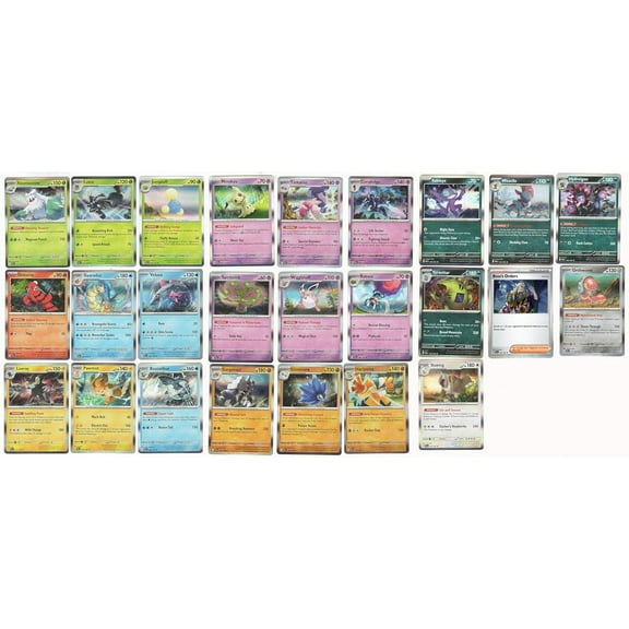 Pokemon Paldea Evolved  Complete Holo Rare Set - Mimikyu Tyranitar Baxcalibur