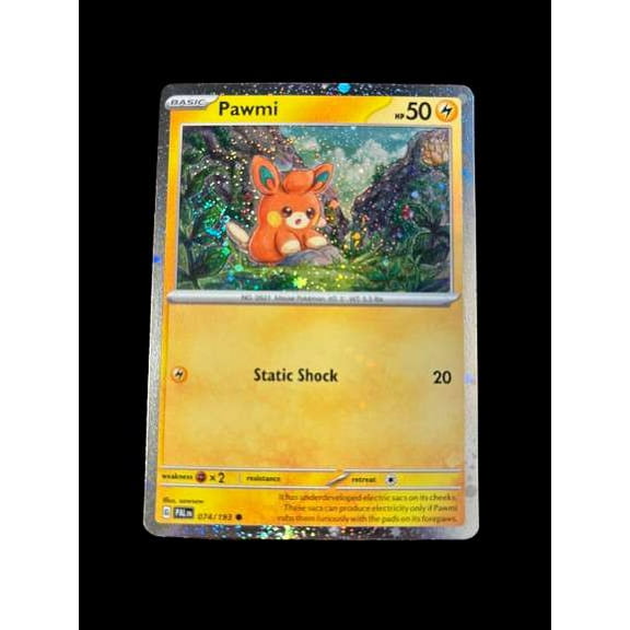Pokemon Paldea Evolved Cosmos Holo Pawmi #74