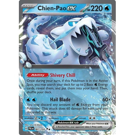 Pokemon Paldea Evolved Double Rare Chien-Pao ex #61