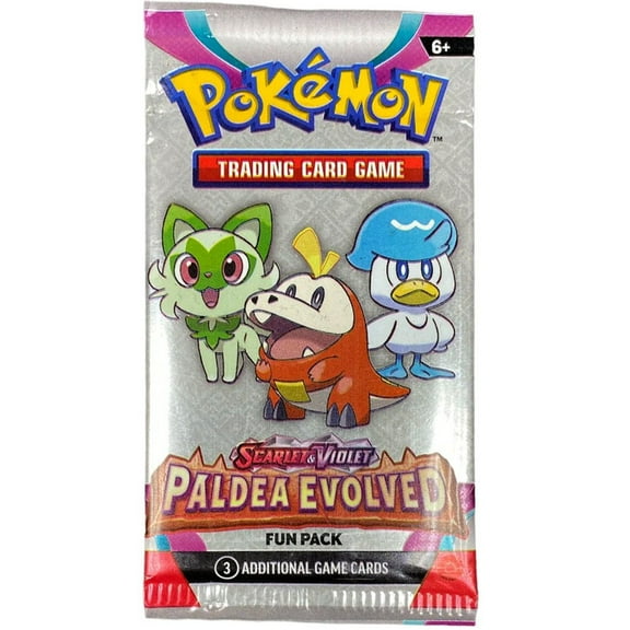Pokemon Paldea Evolved Fun Pack (3 Cards)
