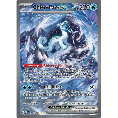 Pokemon Paldea Evolved Special Illustration Rare Chien-Pao ex #261