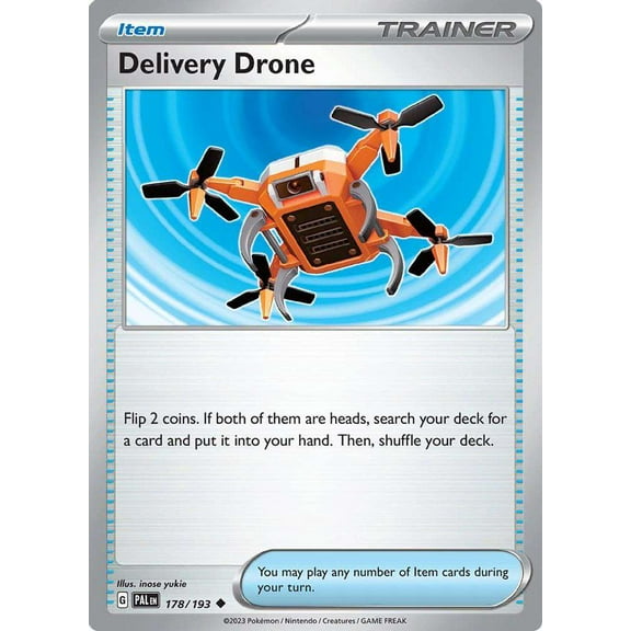 Pokemon Paldea Evolved Uncommon Delivery Drone #178