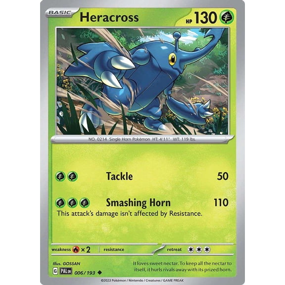 Pokemon Paldea Evolved Uncommon Heracross #6