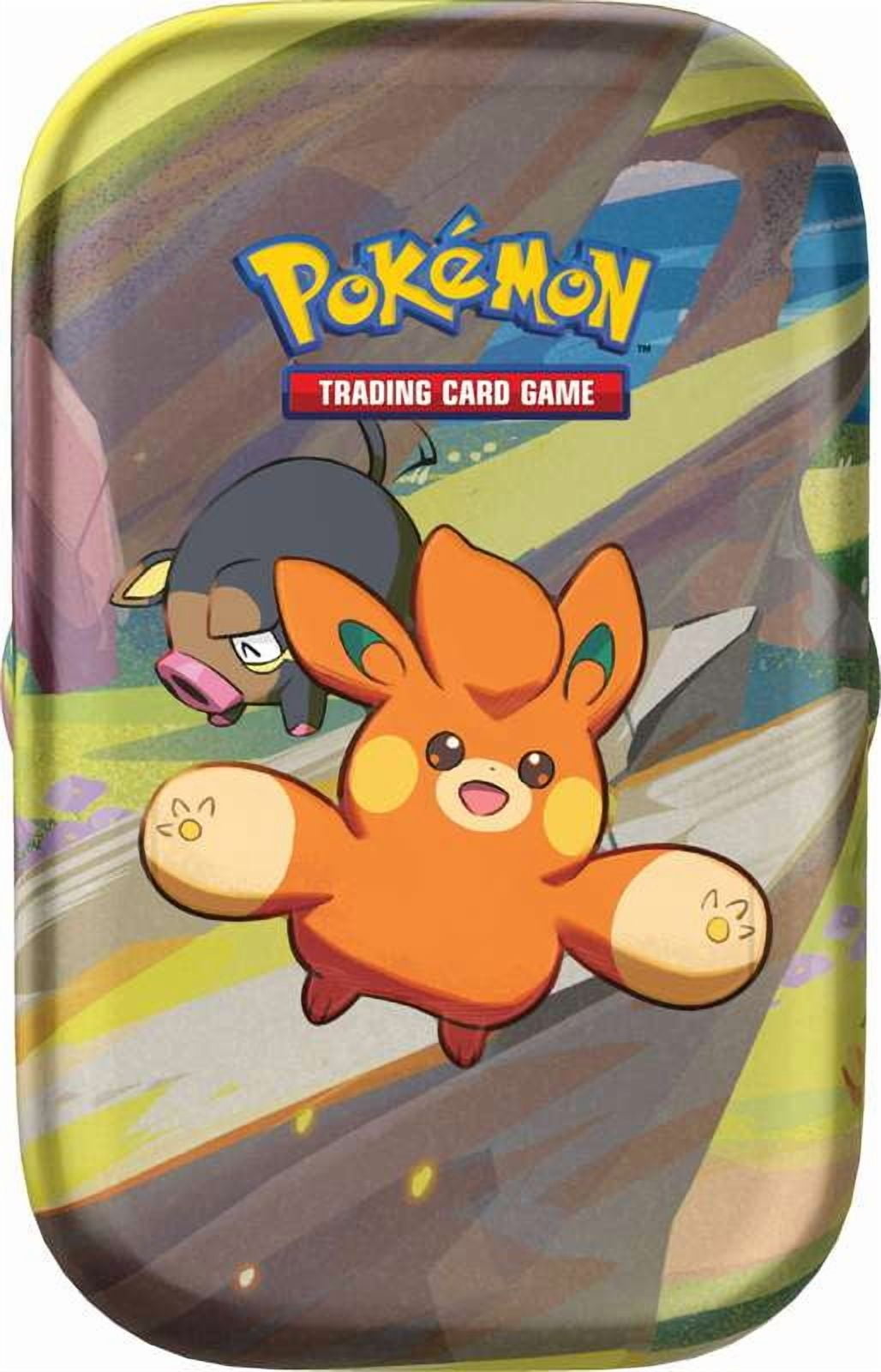 Pokemon Paldea Friends Pawmi Mini Tin Set (2 Booster Packs & Art