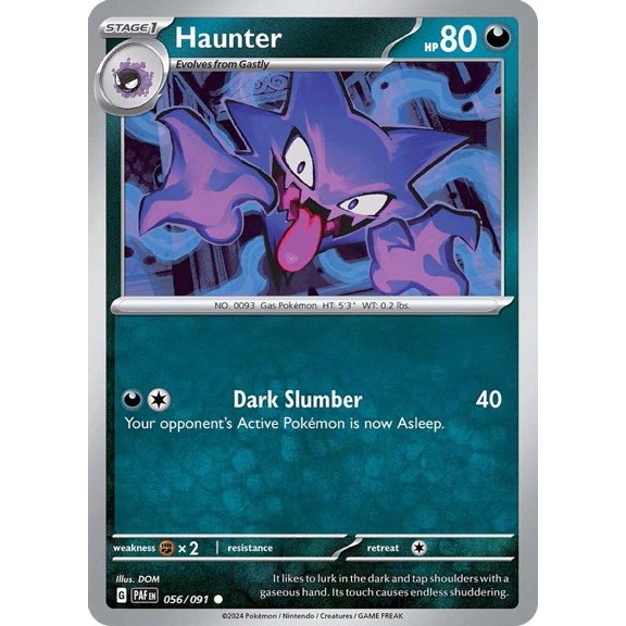 Pokemon Paldean Fates Common Haunter #56