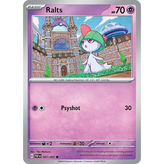 Pokemon Paldean Fates Common Ralts #27