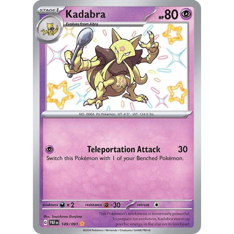 abra kadabra pokemon card Pokmon Action Flipz 3D Premier Edition #2 Stage 1 Kadabra Cards | Dex -