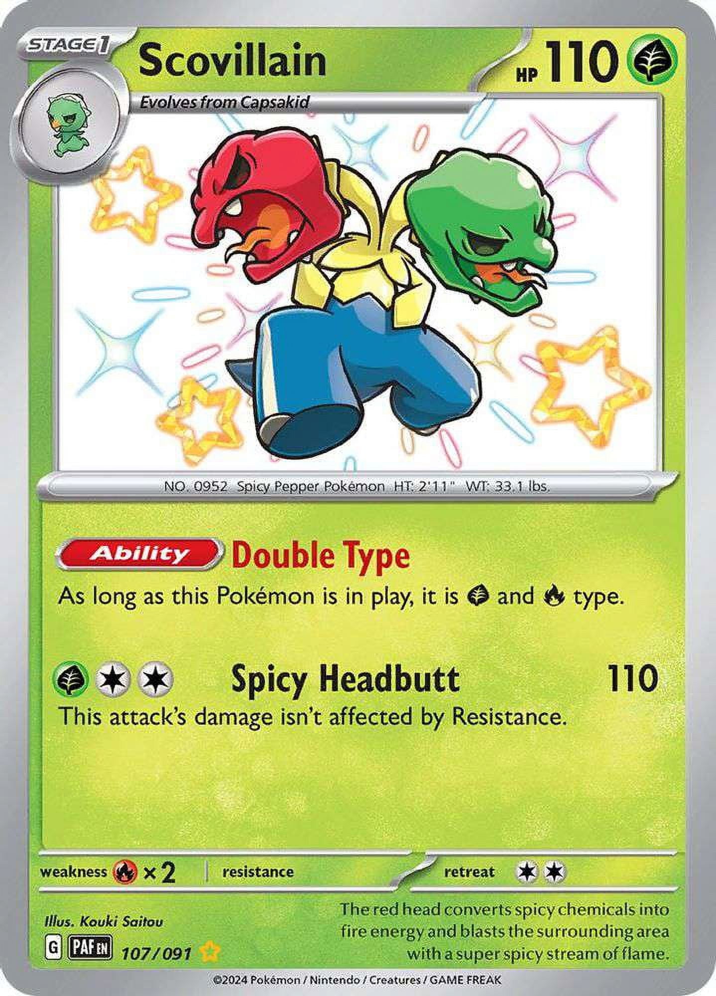 scovillain pokemon card price ex 037/191  Surging Sparks  Evolution Lot : Toys & Games Violet Base Set Singles Pokemon ID SV3S Black Sparkle