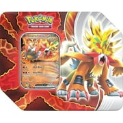 Pokemon Paradox Destinies Gouging Fire ex Tin Set (5 Booster Packs, Foil Promo Card & More)