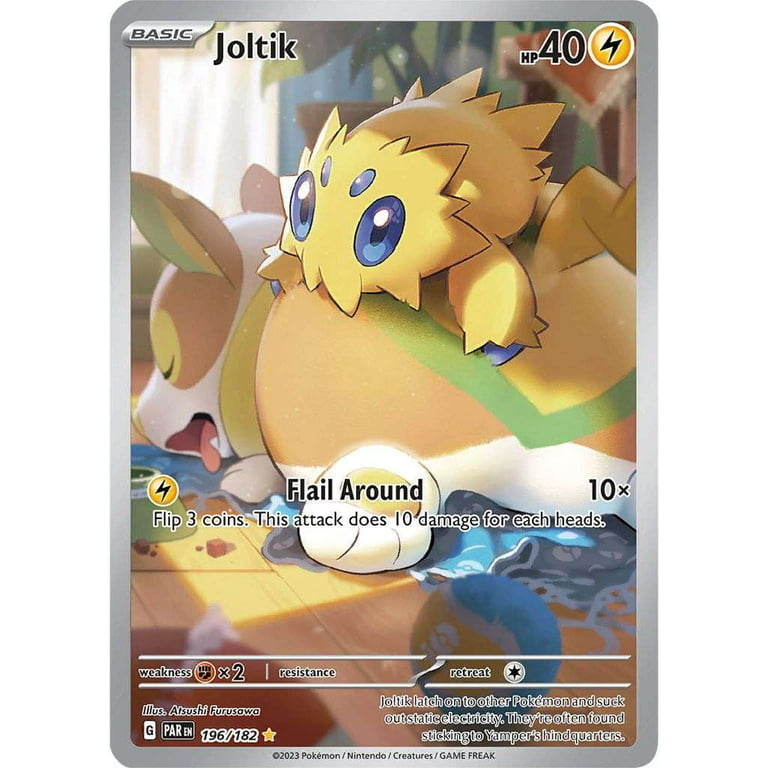 Pokemon Paradox Rift Illustration Rare Joltik #196 - Walmart.com