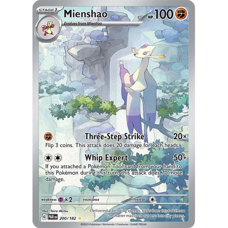 Pokemon Paradox Rift Illustration Rare Mienshao #200