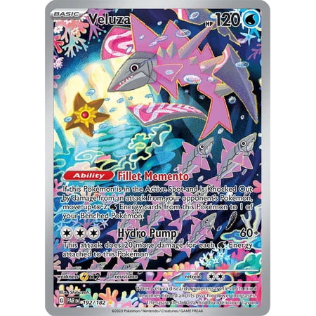 Pokemon Paradox Rift Illustration Rare Veluza #192