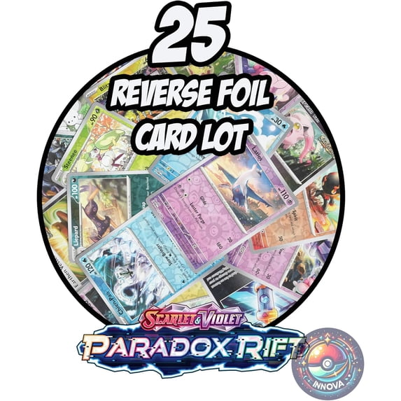 Pokemon Paradox Rift Set – Reverse Foil Card Lot – x25 (Random ...
