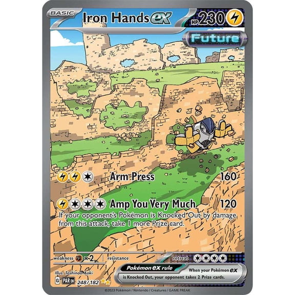 Pokemon Paradox Rift Special Illustration Rare Iron Hands ex #248