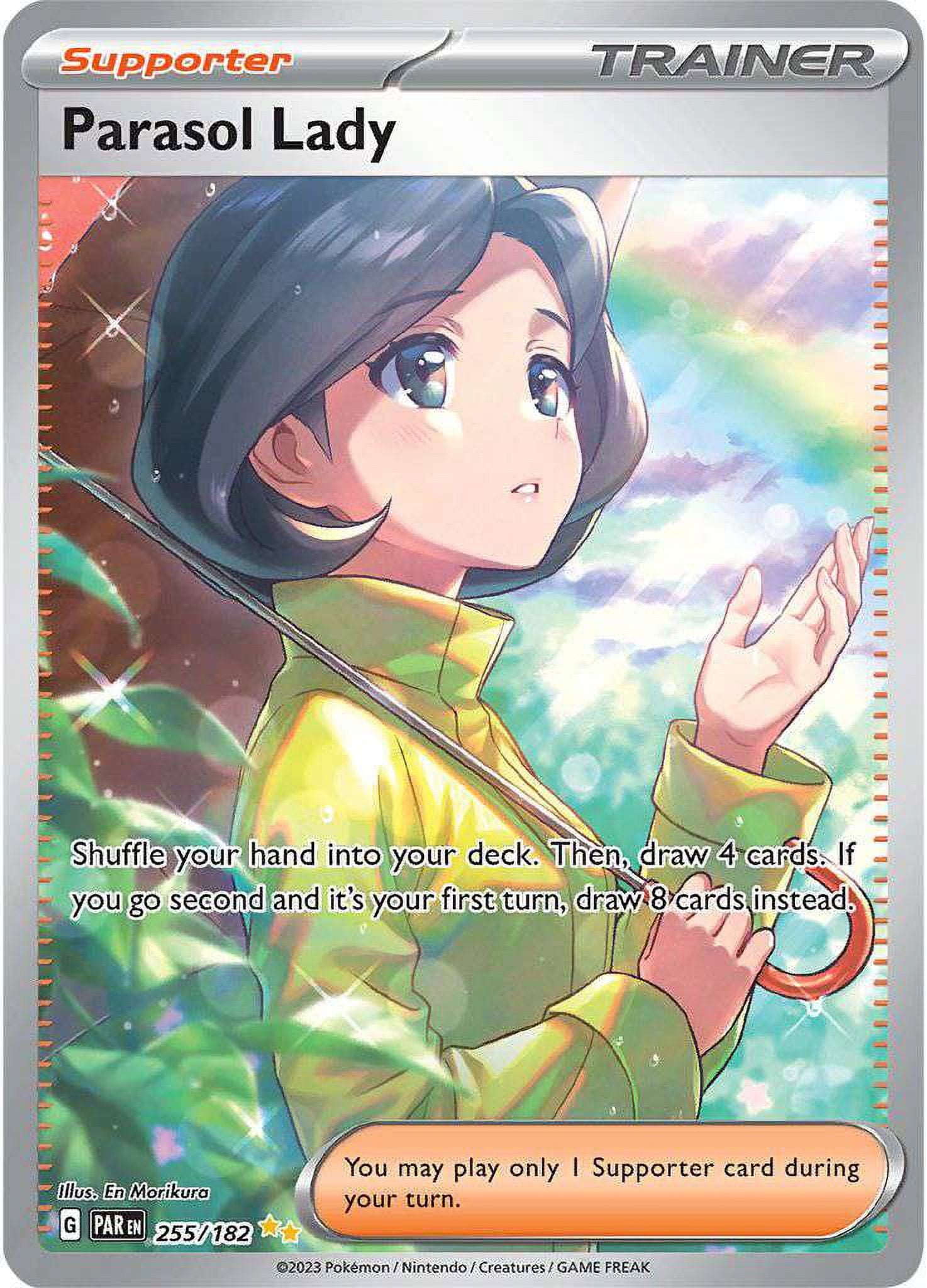 ポケモンカード PARASOL LADY SPECIAL ART RARE Pokemon Paradox Rift Special Illustration Rare Parasol Lady