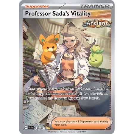 Pokemon Paradox Rift Special Illustration Rare Professor Sadas Vitality #256