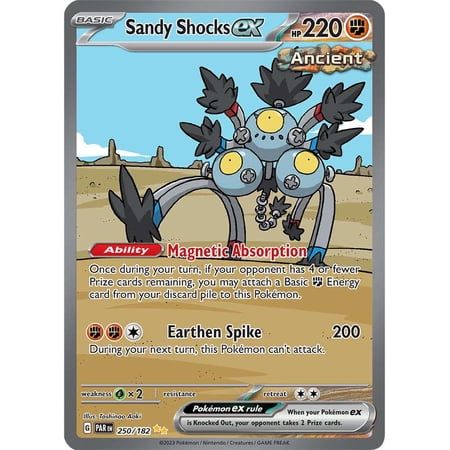 Pokemon Paradox Rift Special Illustration Rare Sandy Shocks ex #250