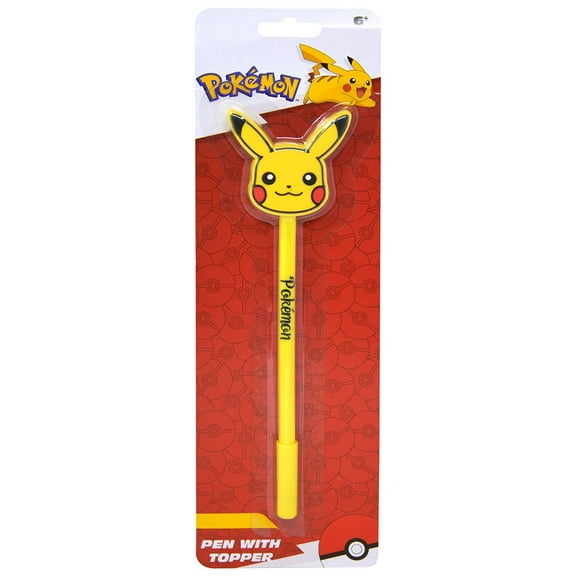 Pokemon Pen With Shaped Topper on Card