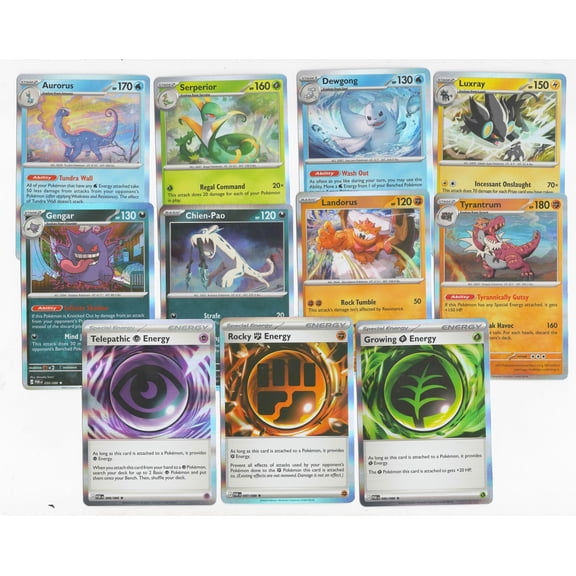 Pokemon - Perfect Order Complete Holo Rare Card Lot x11 - Gengar Tyrantrum Serperior