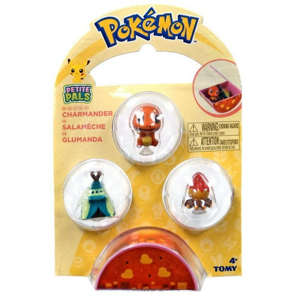 Pokemon Petite Pals Charmander Mini Figure 3-Pack