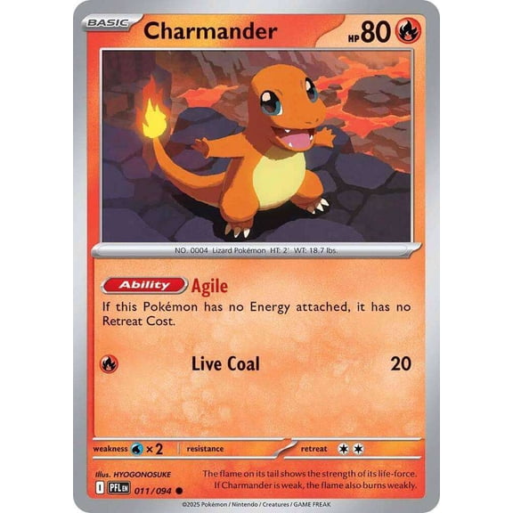 Pokemon Phantasmal Flames Common Charmander #11