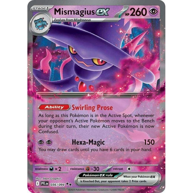 phantasmal flames rare cards Pokémon TCG: Mega Evolution - Phantasmal Flames main image 1