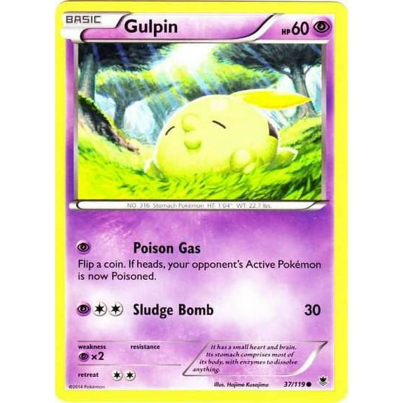 Pokemon Phantom Forces Common Gulpin #37