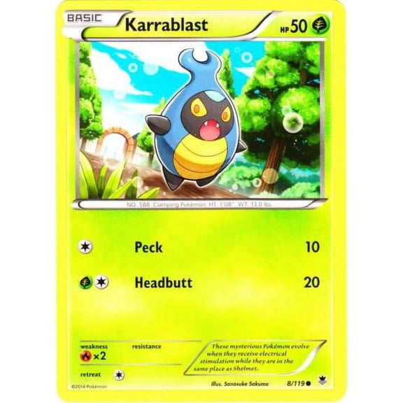 Pokemon Phantom Forces Common Karrablast #8