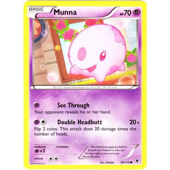 Pokemon Phantom Forces Common Munna #39
