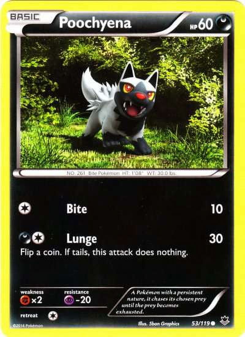 pokemon poochyena card GG33/GG70 Poochyena