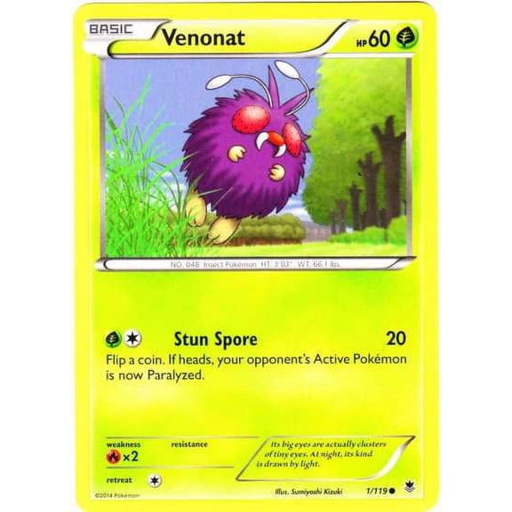 Pokemon Phantom Forces Common Venonat #1