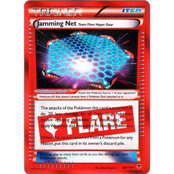 Pokemon Phantom Forces Holo Rare Rare Holo Jamming Net #98