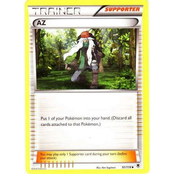 Pokemon Phantom Forces Uncommon AZ #91