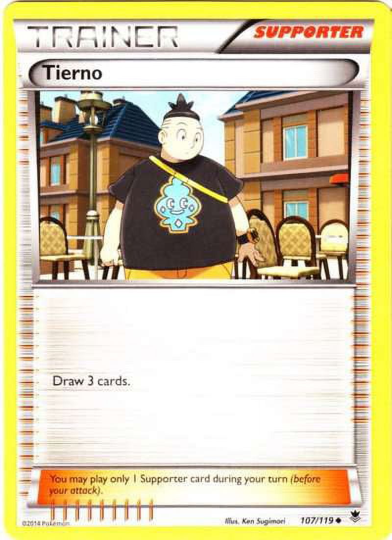 tierno pokemon card 4 X Trainer Xy Breakpoint Set 112/122*39/39*20/30 Cards Omniphustoys Uncommon Card Type Pokemon Card Trainer Tierno 2016