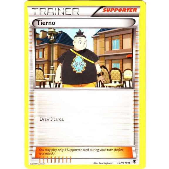 Pokemon Phantom Forces Uncommon Tierno #107