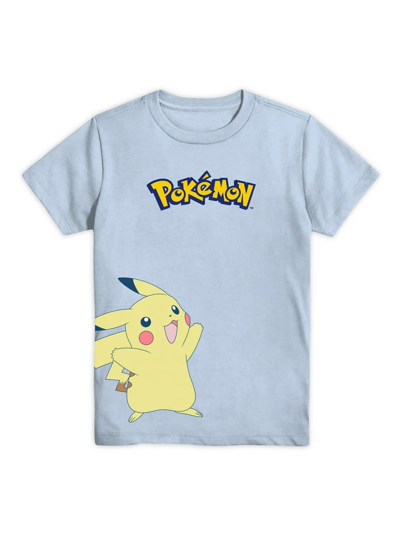Pokemon Pika Sequence, Graphic Boys Crew Neck Short Sleeve T-Shirt