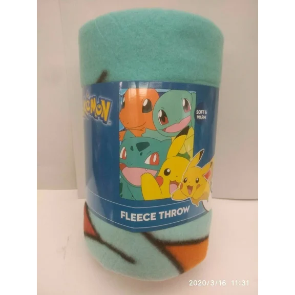 Pokemon Pikachiu Charmander Kid 45" X 60" Fleece Throw Blanket Sleep L@@K